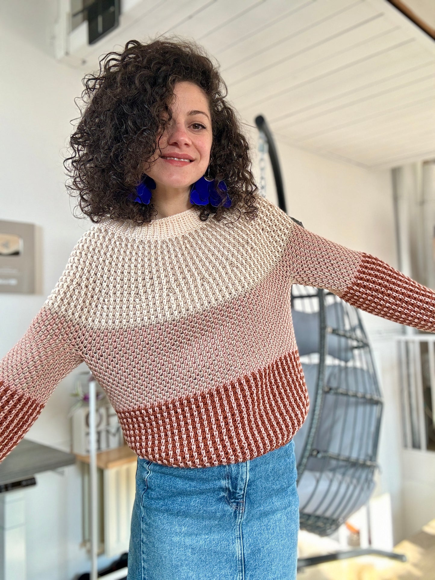 Medley Sweater Crochet Pattern: Unleash your Creativity with Mosaic Crochet Technique!