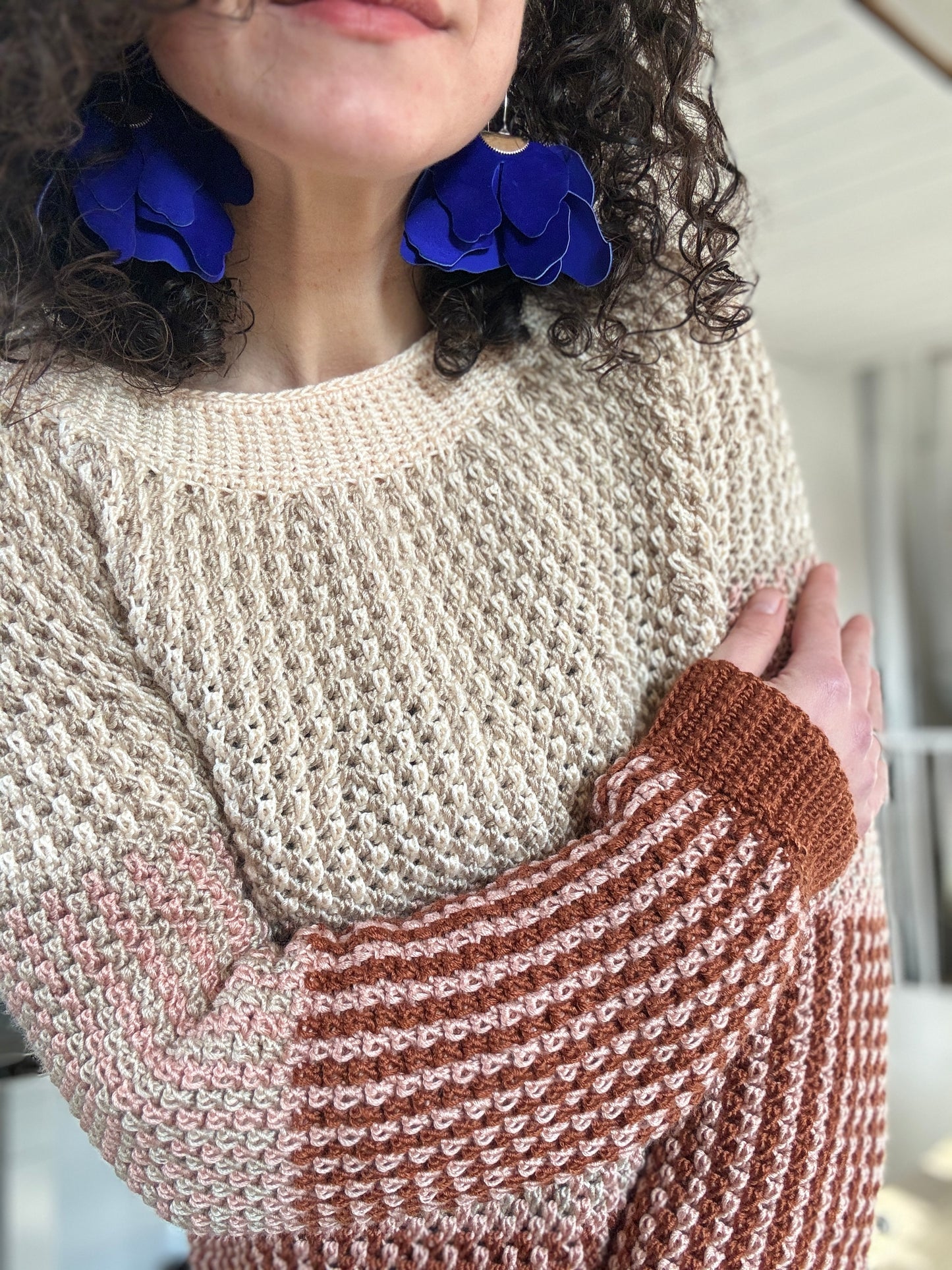 Medley Sweater Crochet Pattern: Unleash your Creativity with Mosaic Crochet Technique!