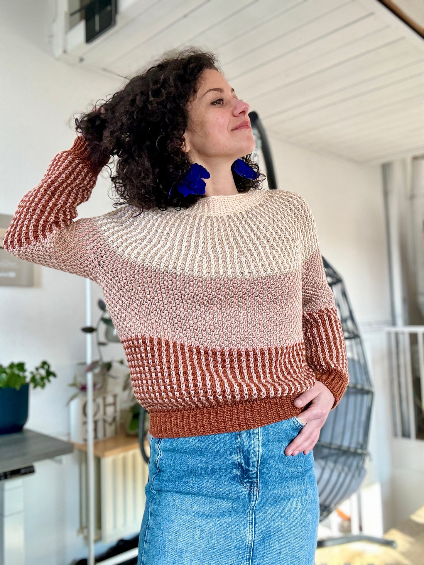 Medley Sweater Crochet Pattern: Unleash your Creativity with Mosaic Crochet Technique!