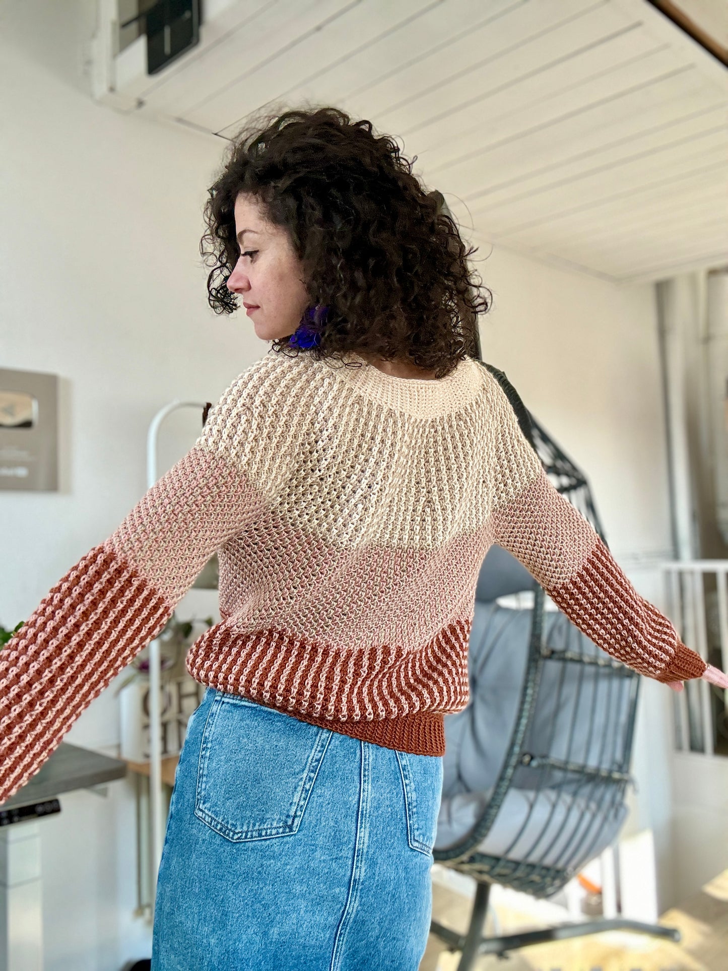 Medley Sweater Crochet Pattern: Unleash your Creativity with Mosaic Crochet Technique!