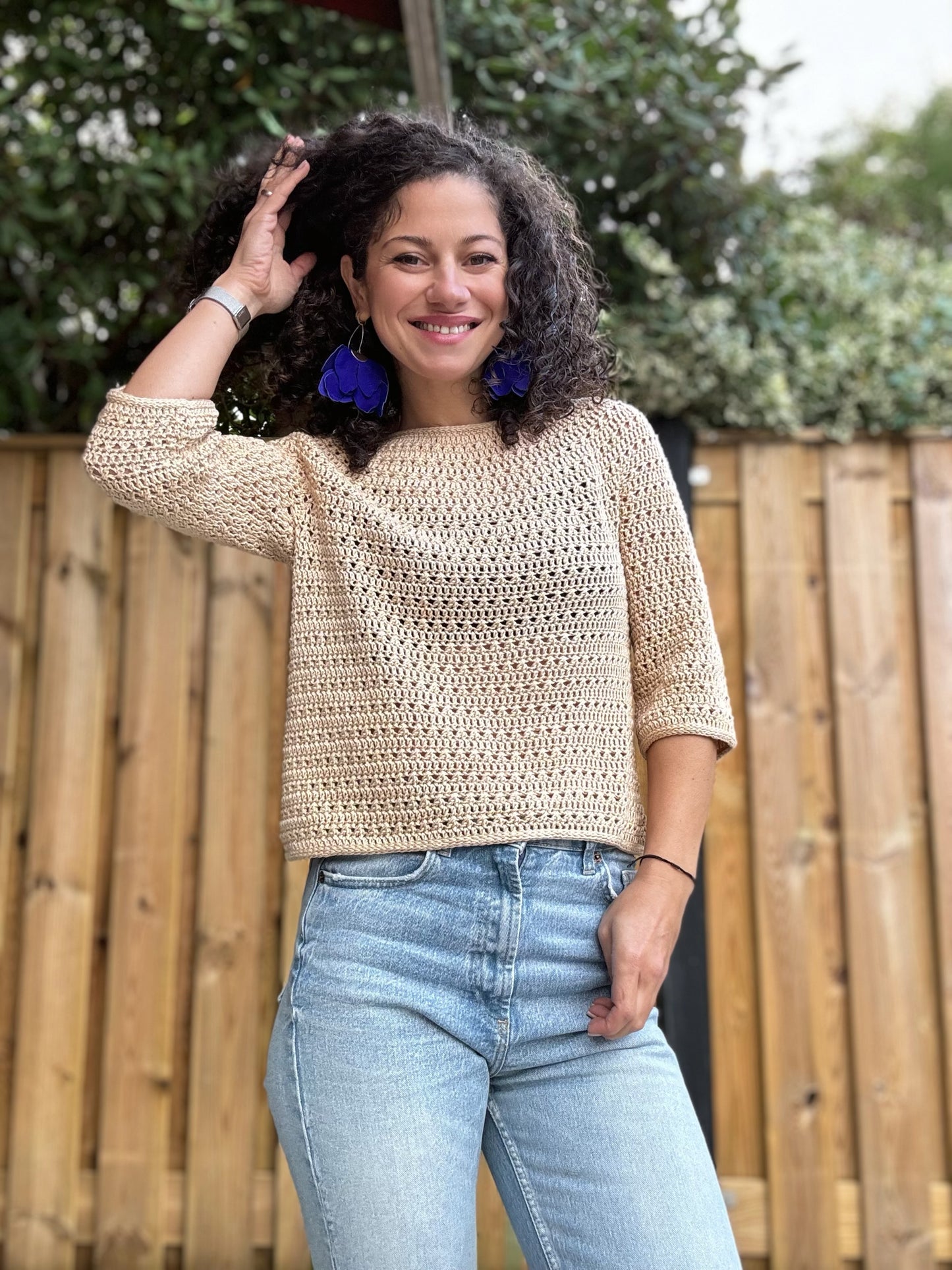 Crochet Pattern // Coral Blouse