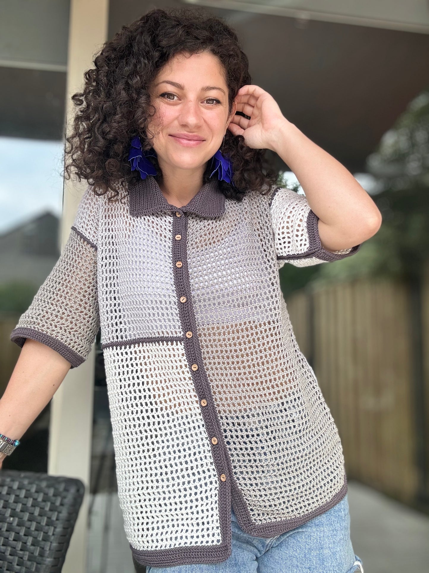 Sunset Breeze Shirt Crochet Pattern