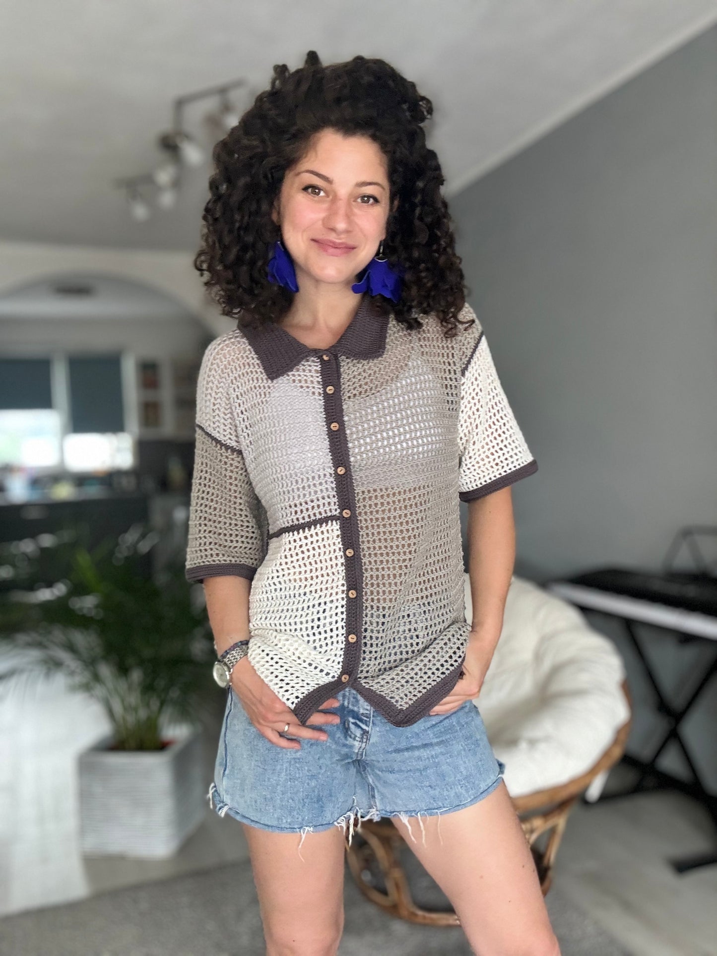 Sunset Breeze Shirt Crochet Pattern