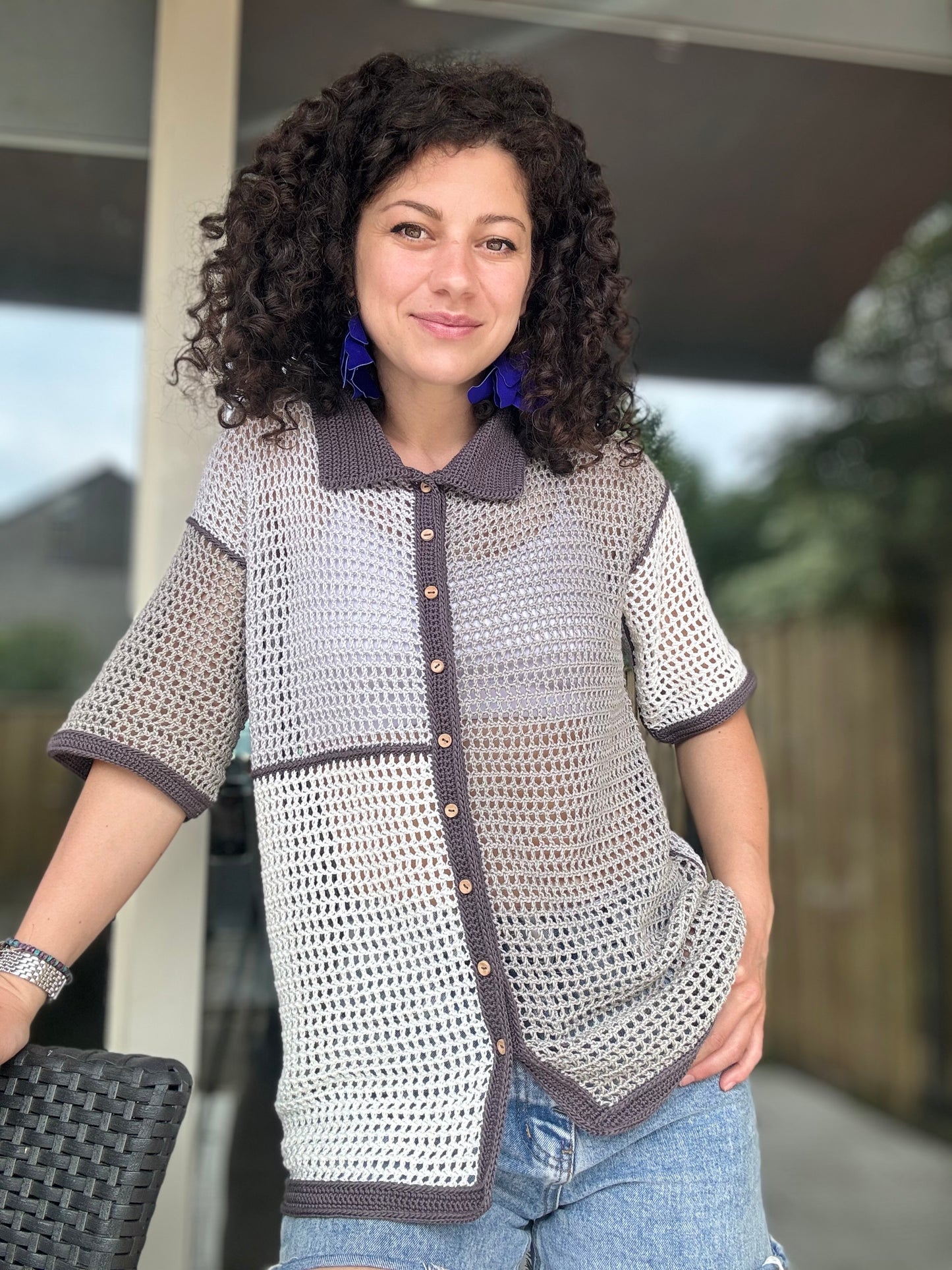 Sunset Breeze Shirt Crochet Pattern