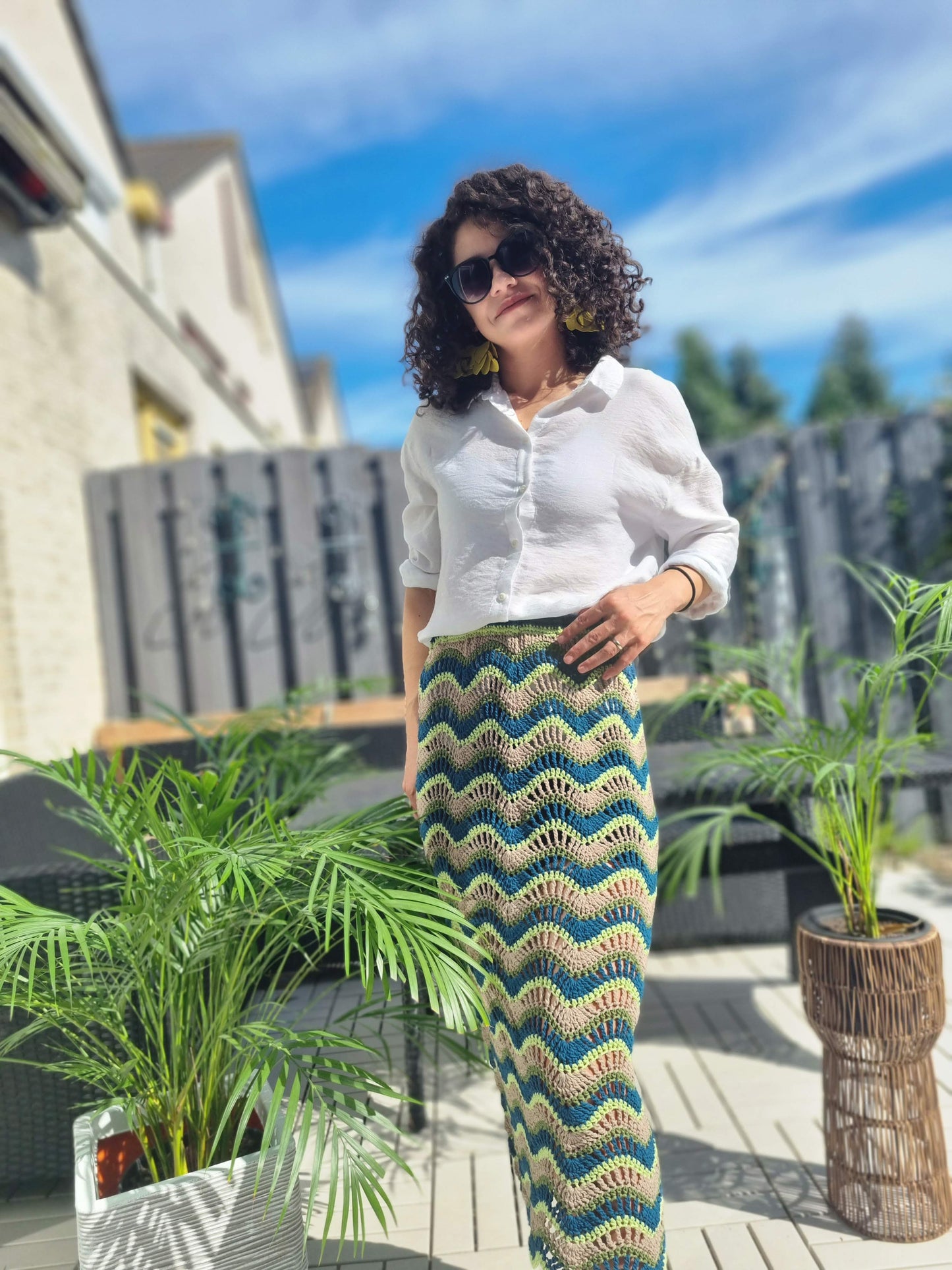 Crochet Pattern // Wavy Skirt