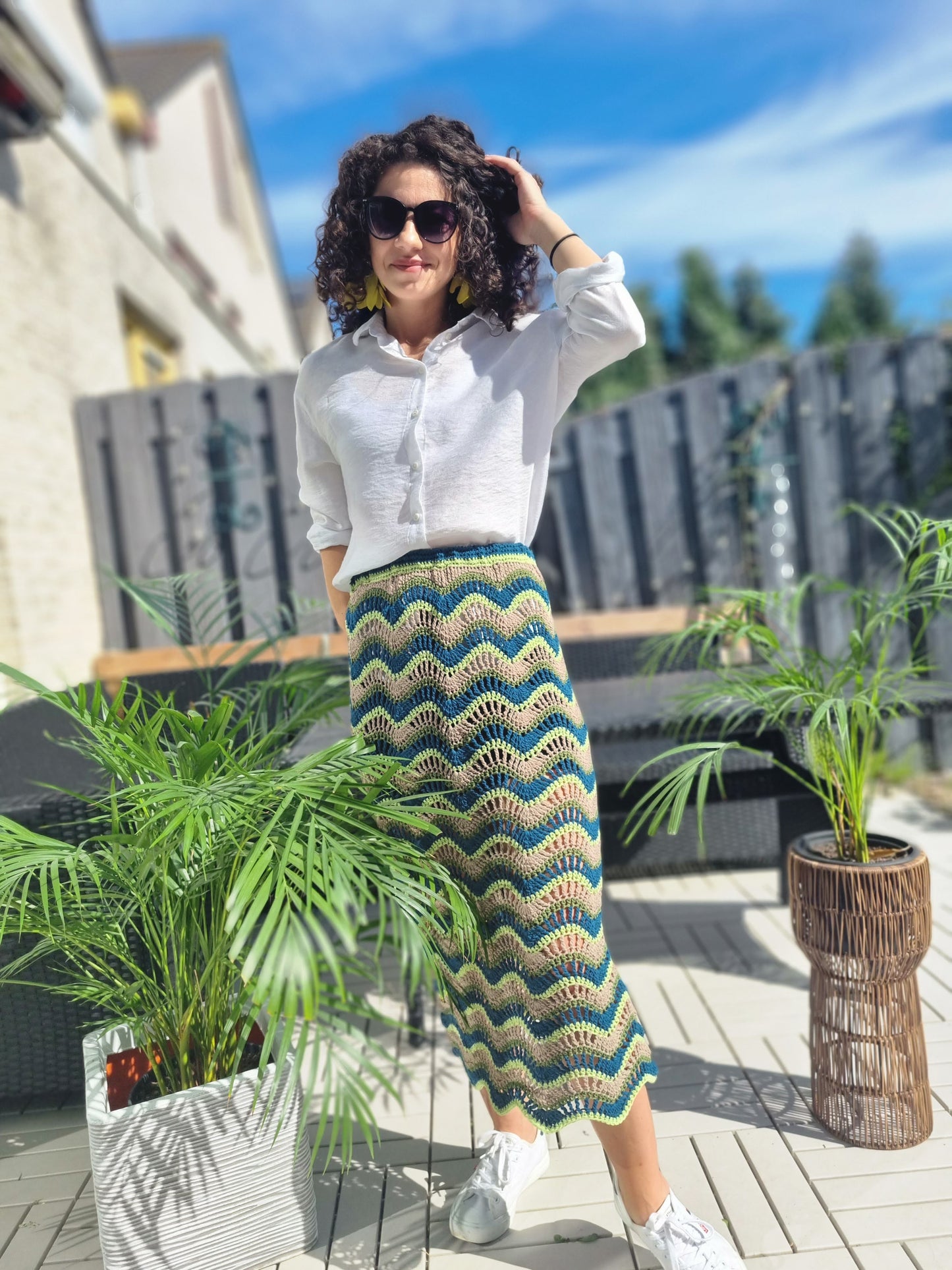 Crochet Pattern // Wavy Skirt