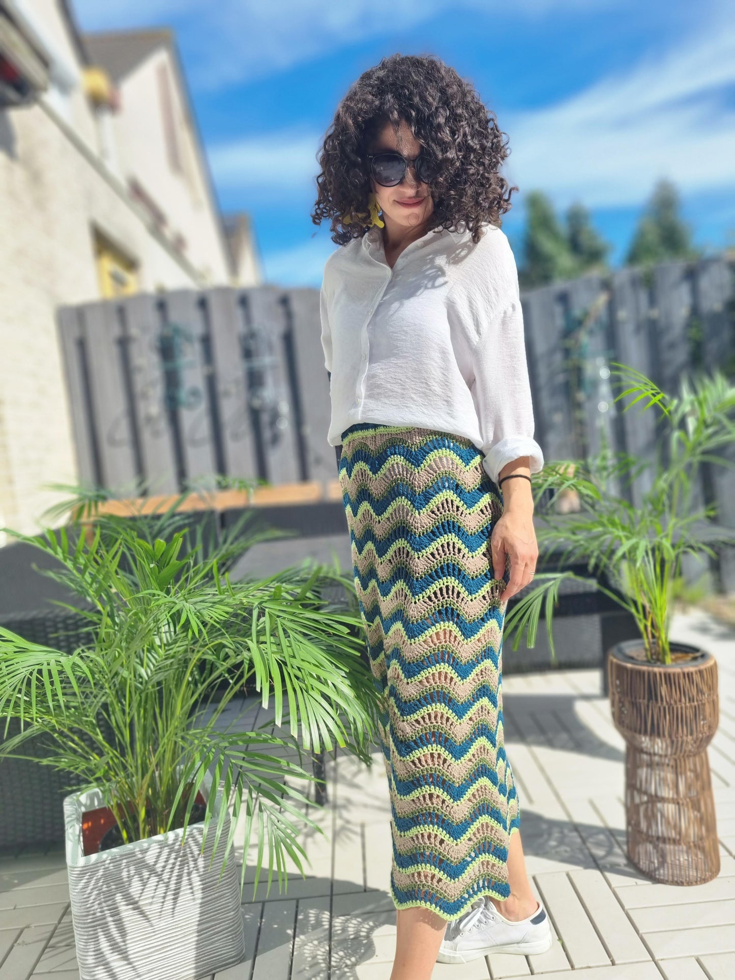 Crochet Pattern // Wavy Skirt