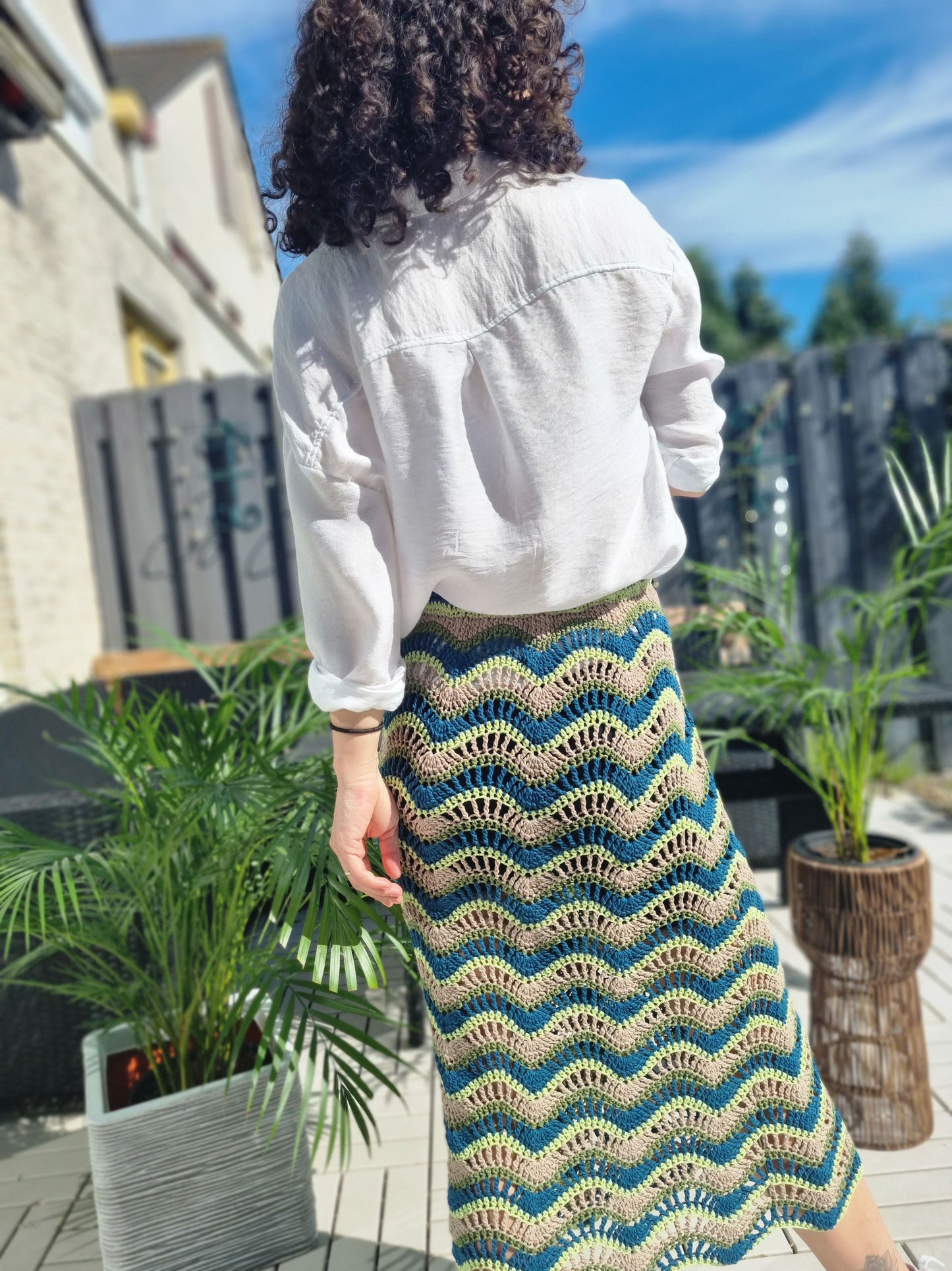 Crochet Pattern // Wavy Skirt