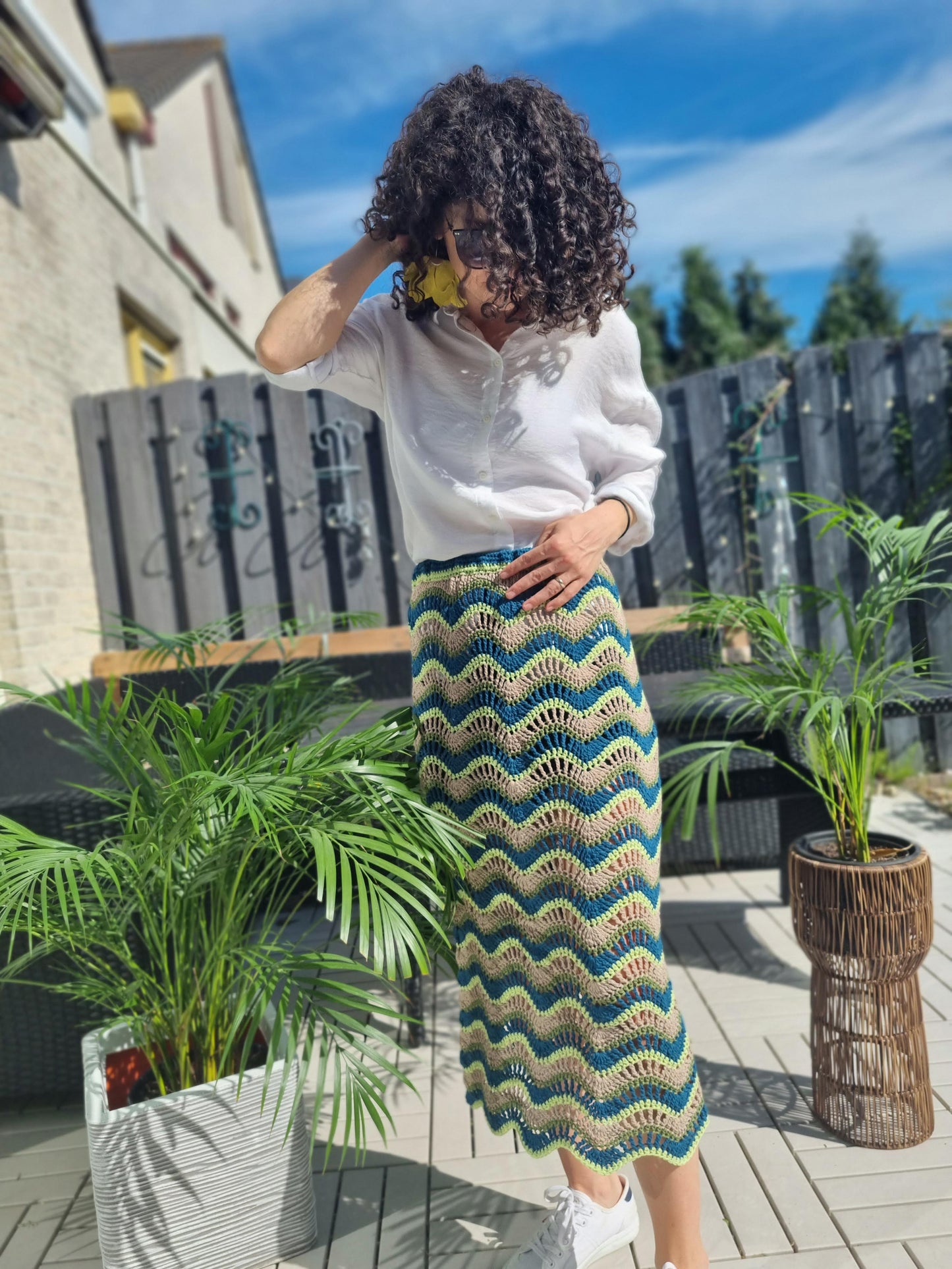 Crochet Pattern // Wavy Skirt