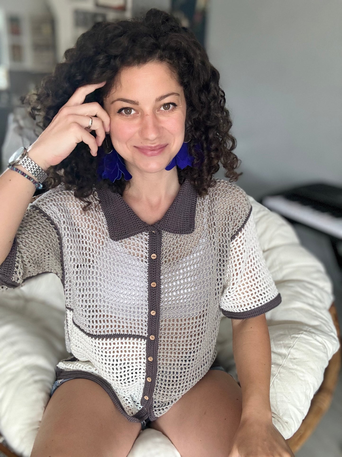 Sunset Breeze Shirt Crochet Pattern