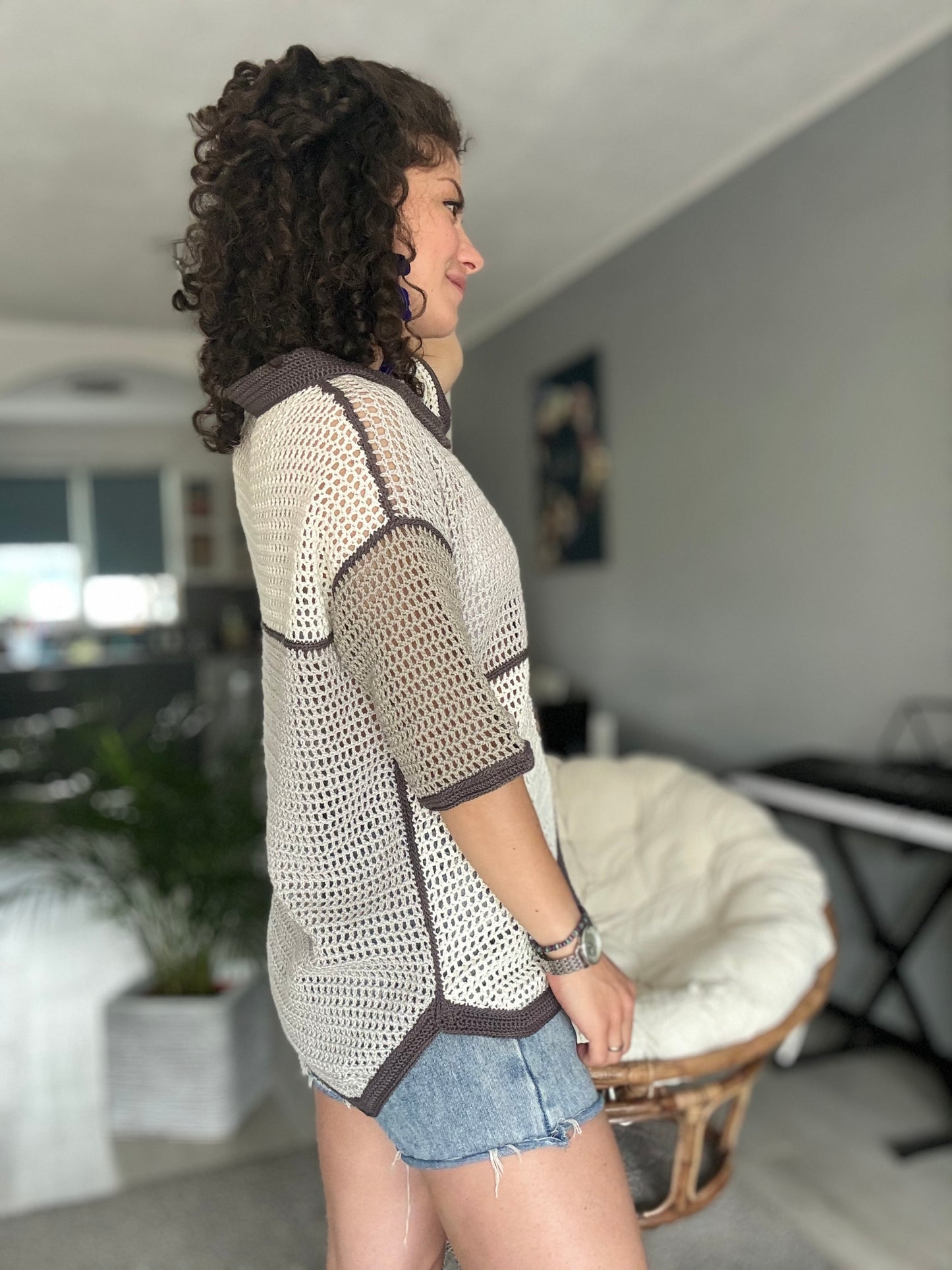 Sunset Breeze Shirt Crochet Pattern