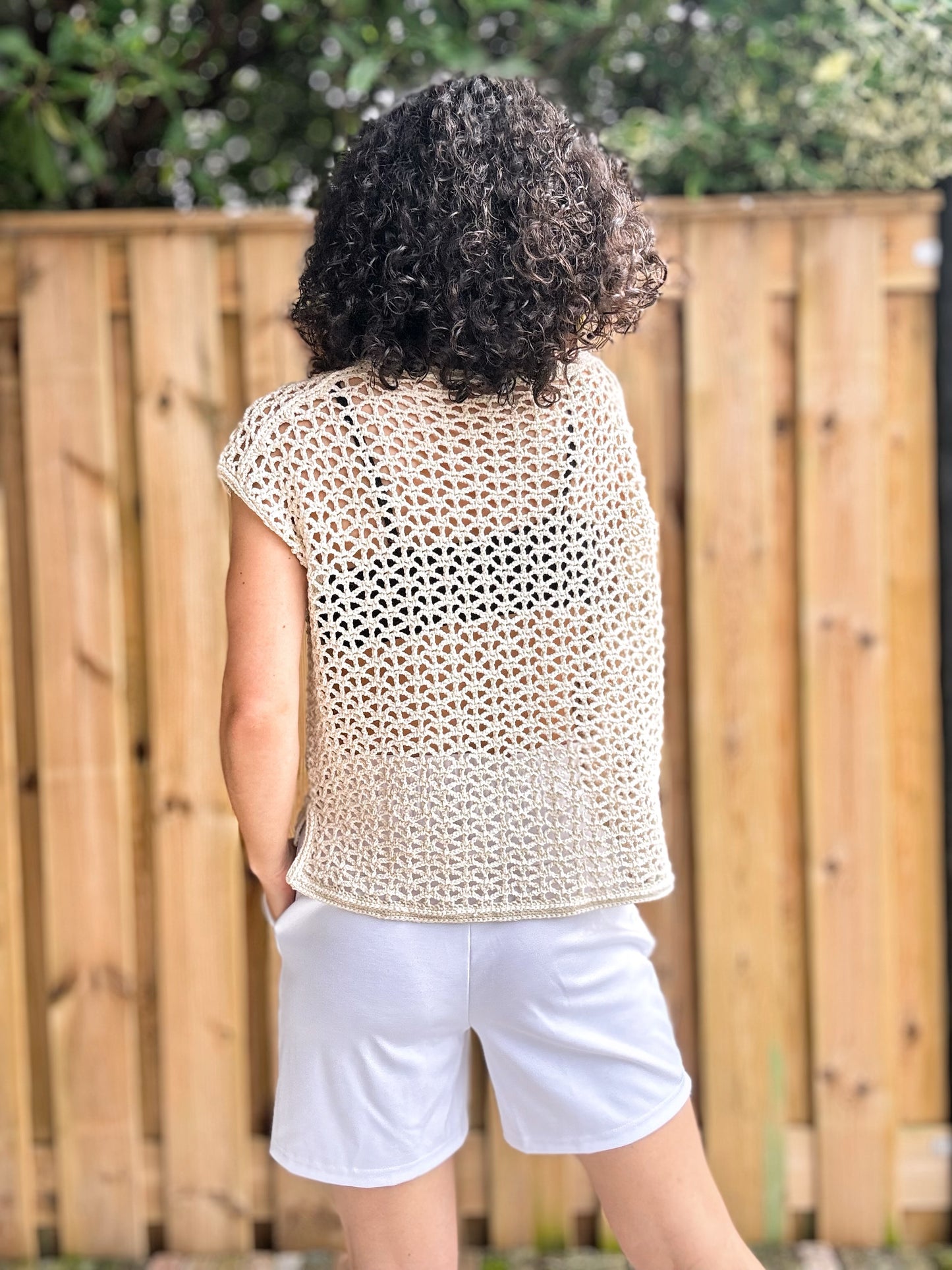Crochet Pattern // Lace Meadow Tee
