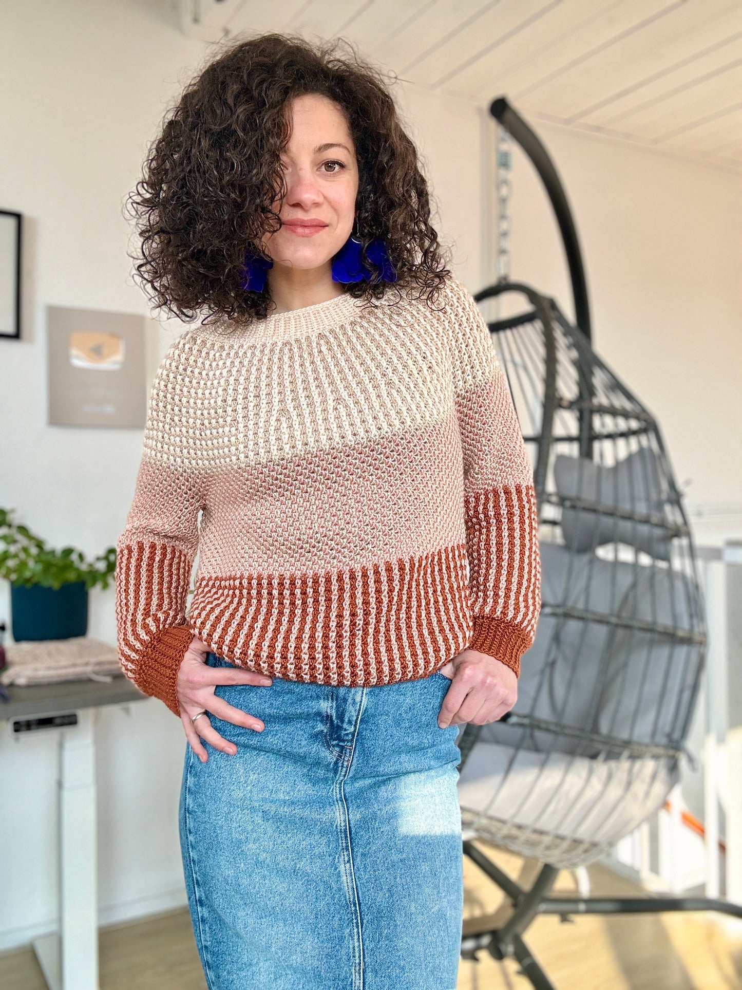 Medley Sweater Crochet Pattern: Unleash your Creativity with Mosaic Crochet Technique!