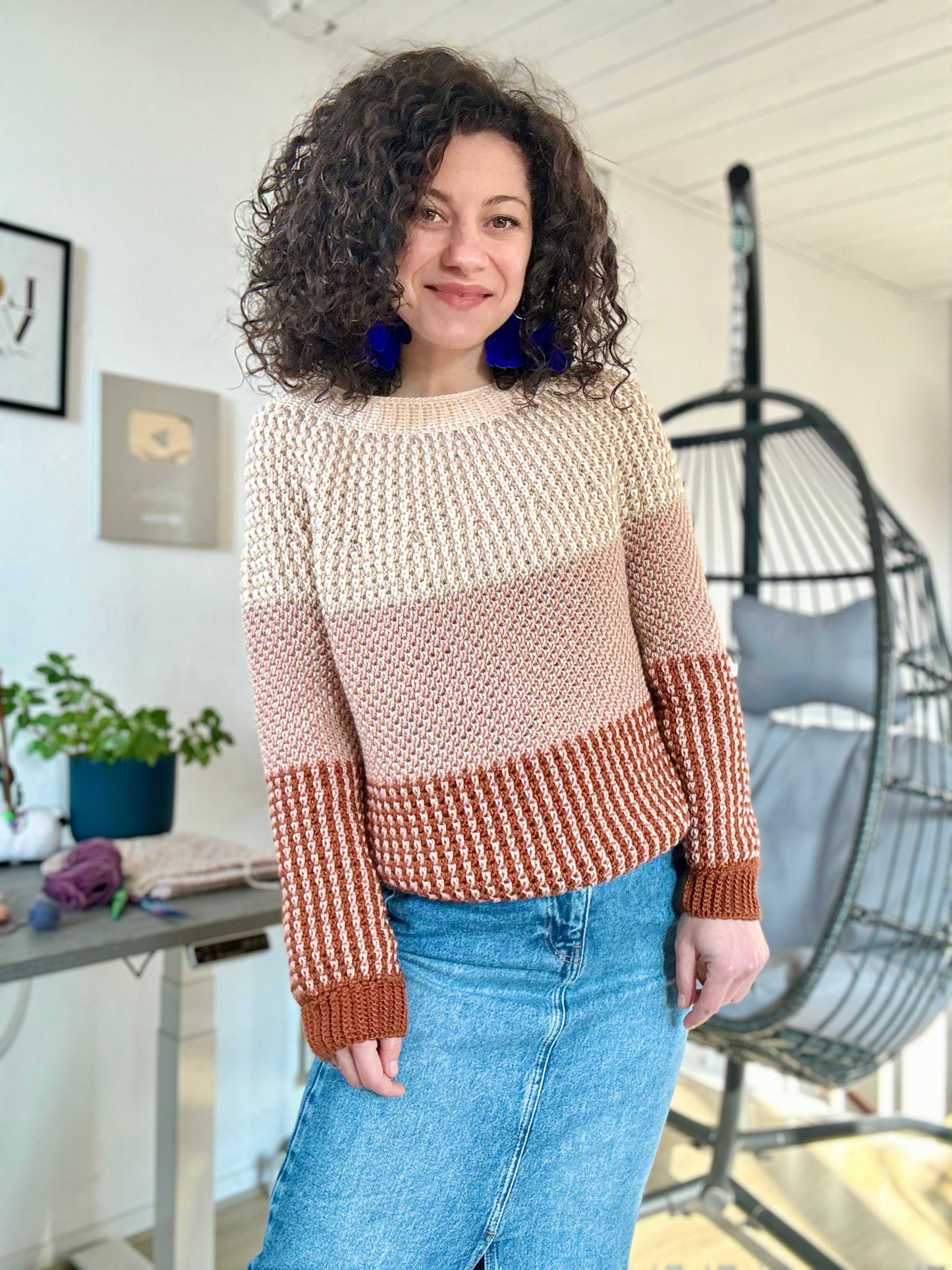 Medley Sweater Crochet Pattern: Unleash your Creativity with Mosaic Crochet Technique!
