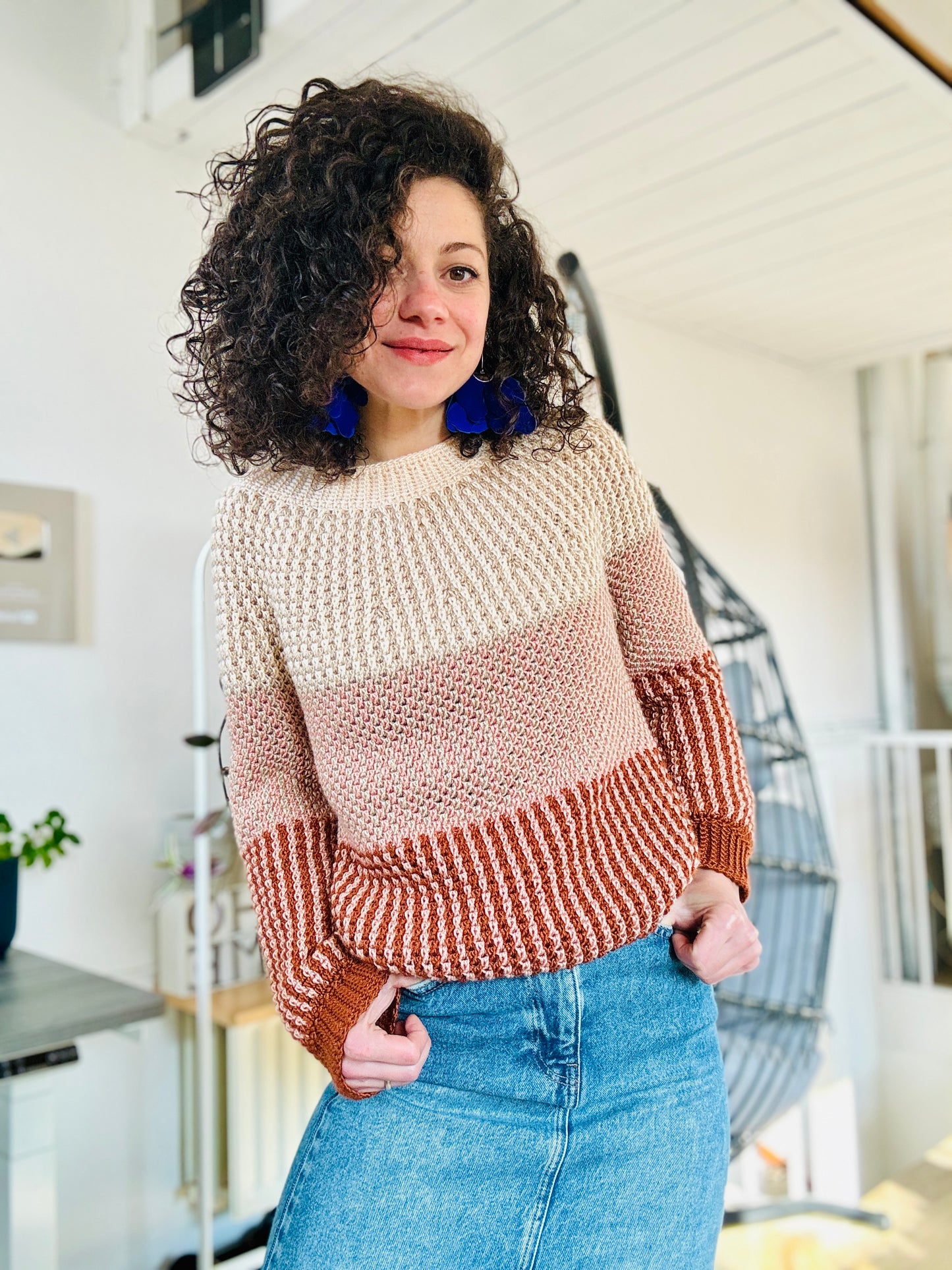 Medley Sweater Crochet Pattern: Unleash your Creativity with Mosaic Crochet Technique!
