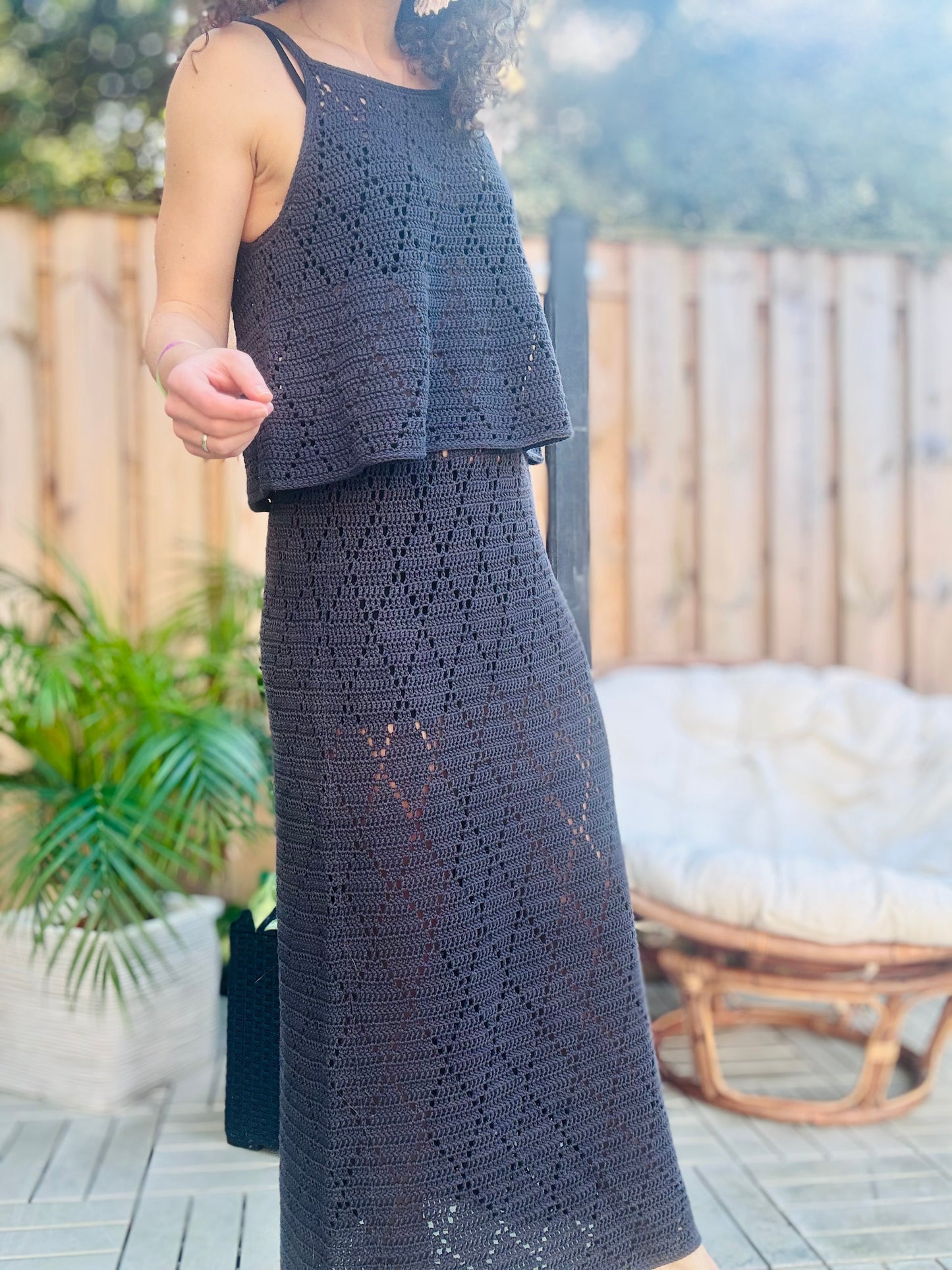 The Light & Mist Collection – 4 Crochet Patterns (2 Tops + 2 Skirts PDF Bundle)