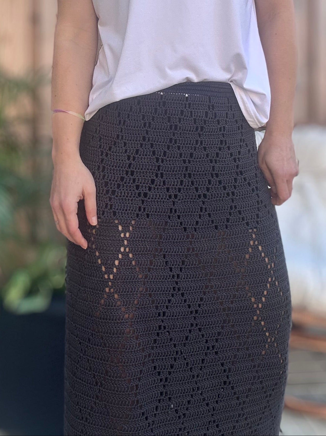 Evening Mist Skirt – Crochet Lace Skirt Pattern (PDF)