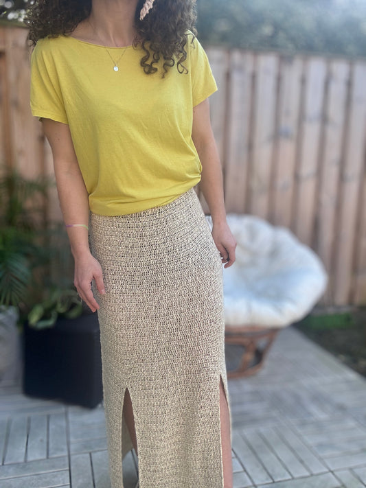 Morning Light Skirt – Crochet Pattern, A-Line Summer Skirt (PDF)