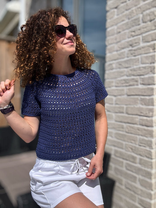 Everyday Tee – Ocean Breeze | Crochet Pattern PDF