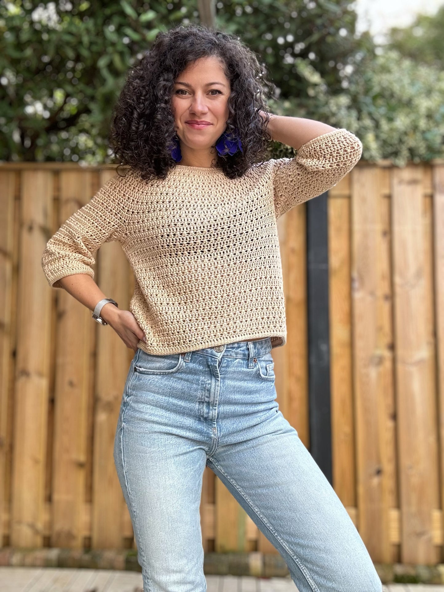 Crochet Pattern // Coral Blouse