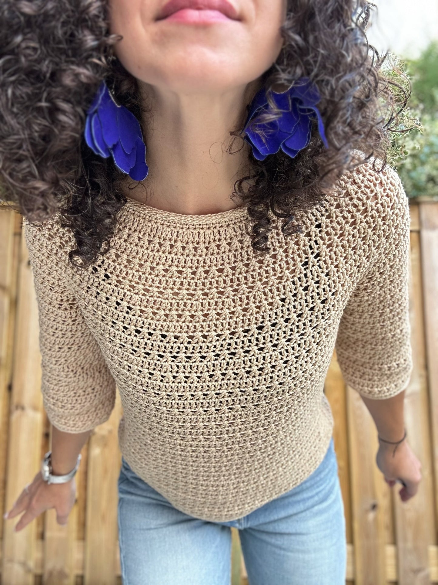 Crochet Pattern // Coral Blouse