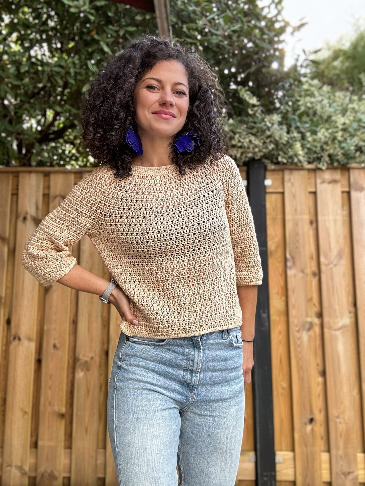 Crochet Pattern // Coral Blouse