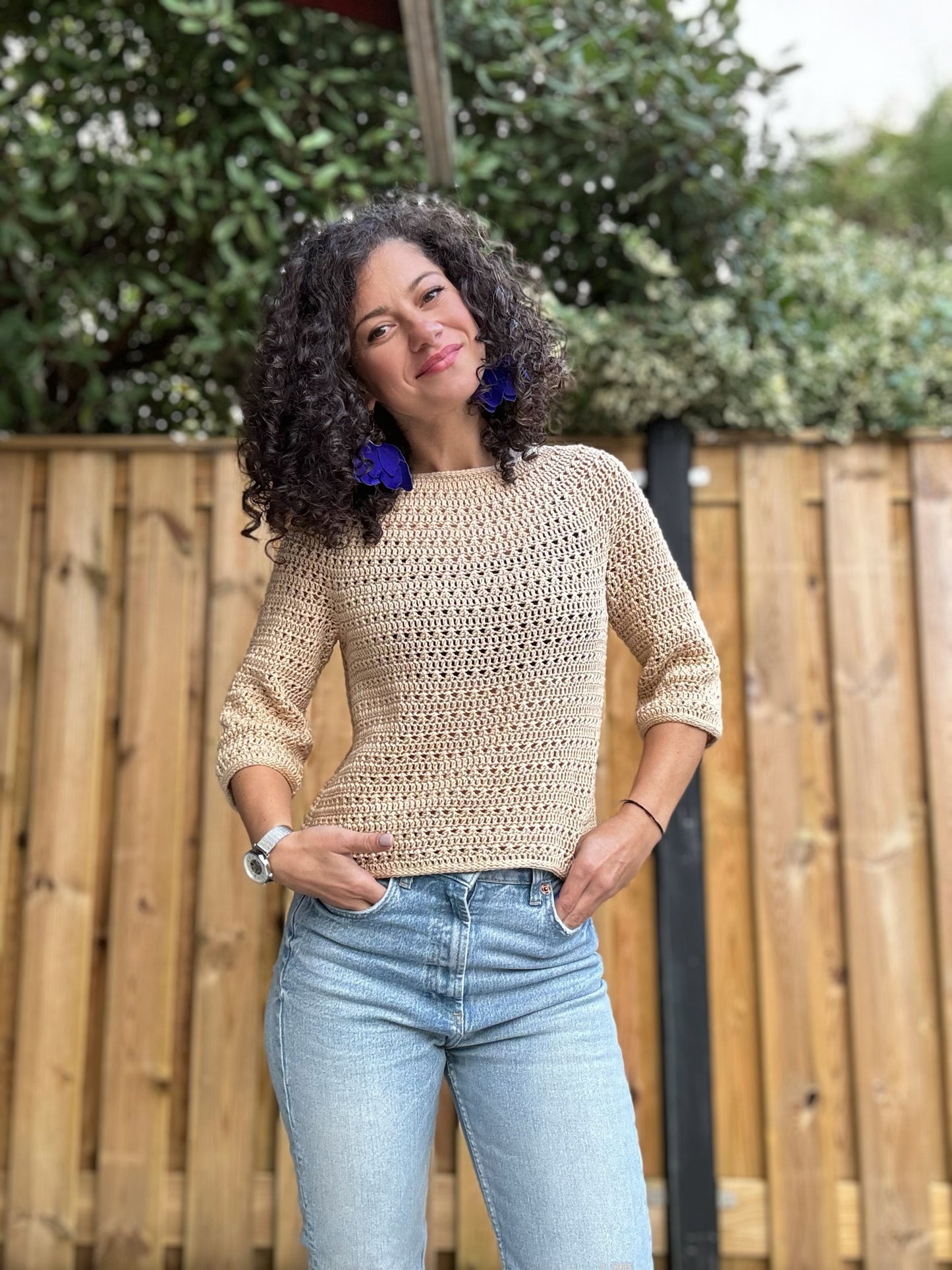 Crochet Pattern // Coral Blouse