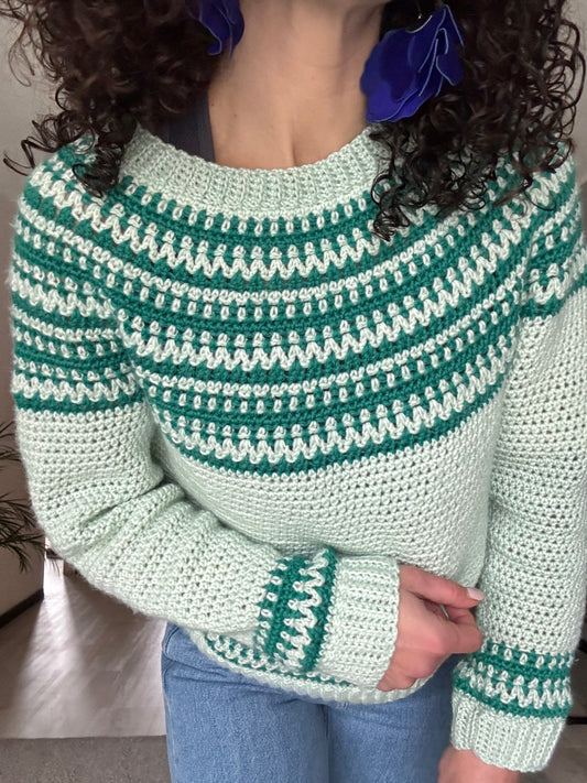 Crochet Pattern // Chill & Charm Sweater