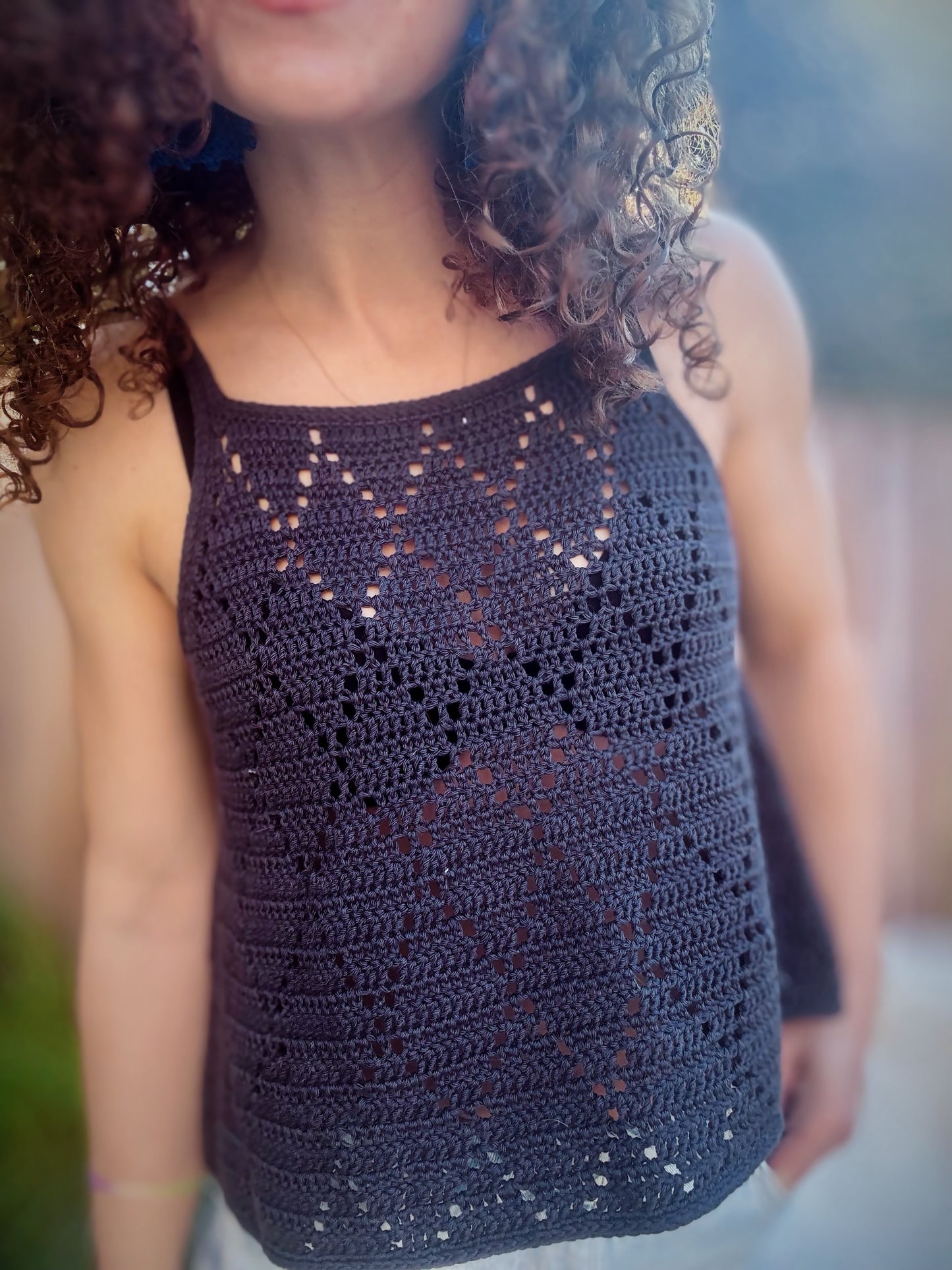 Evening Mist Top – Crochet Lace Top Pattern (PDF)