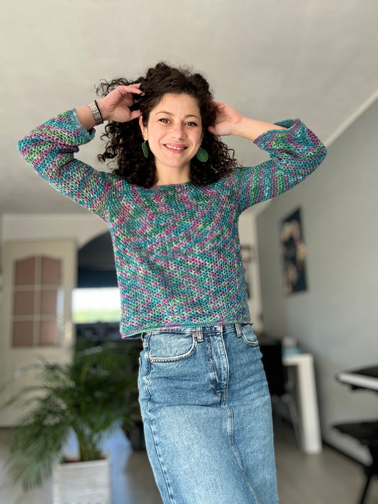Crochet Pattern // Good Vibes Blouse
