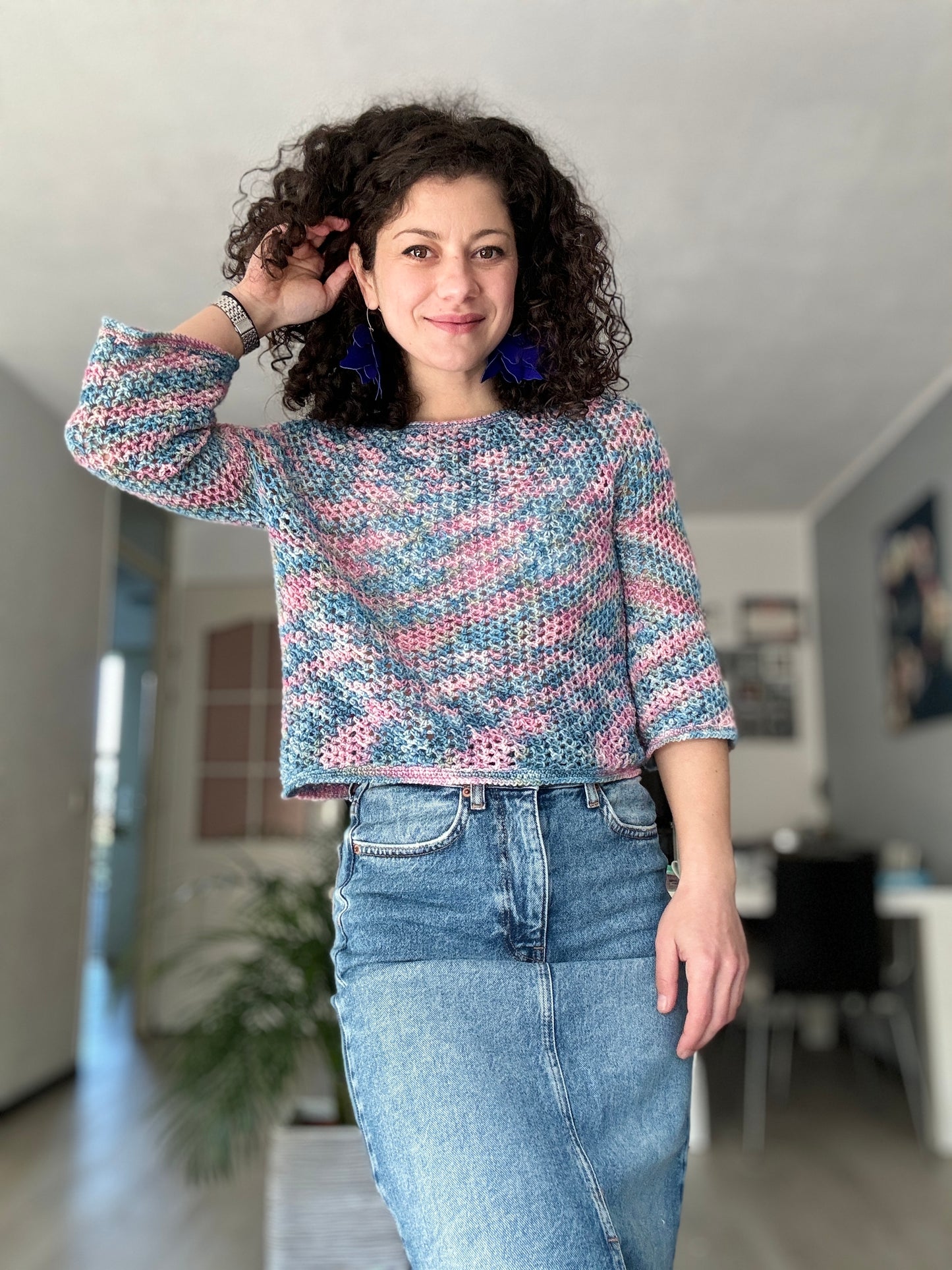 Crochet Pattern // Good Vibes Blouse