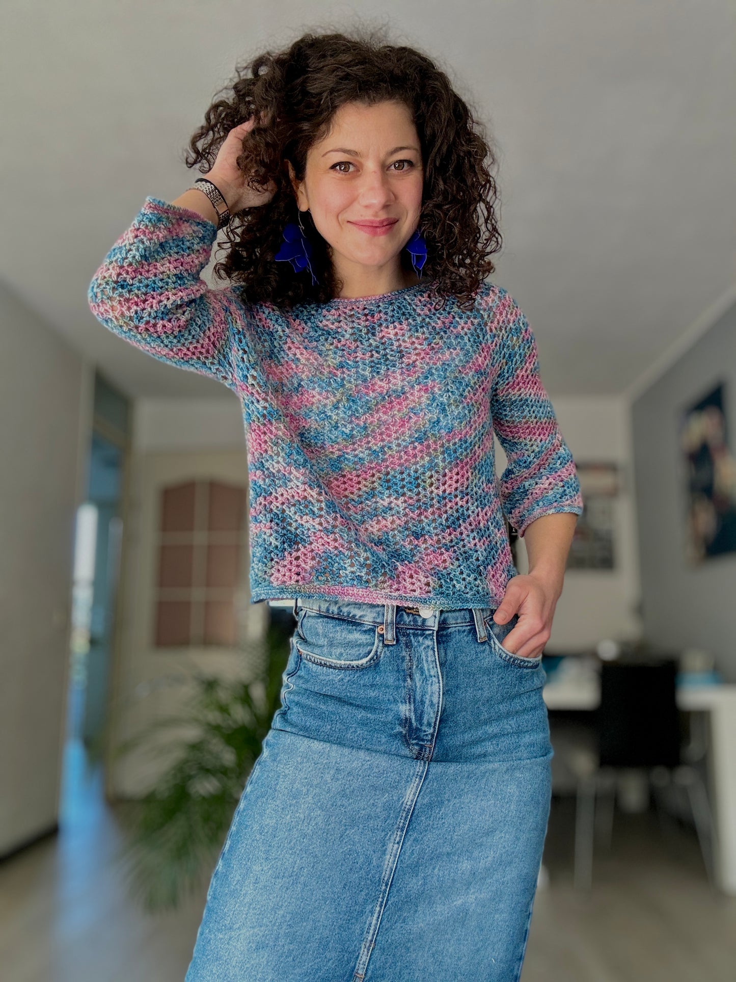 Crochet Pattern // Good Vibes Blouse