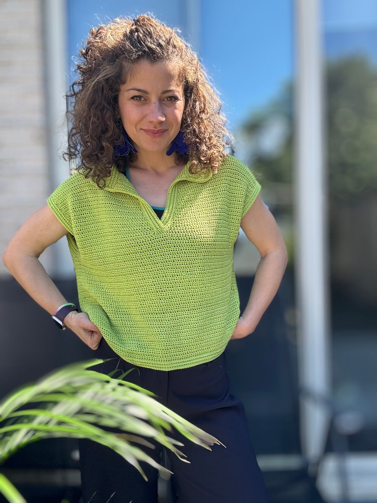 The Polo T-Shirt Crochet Pattern | Oversized, Drop-Shoulder Design (XS–5XL)