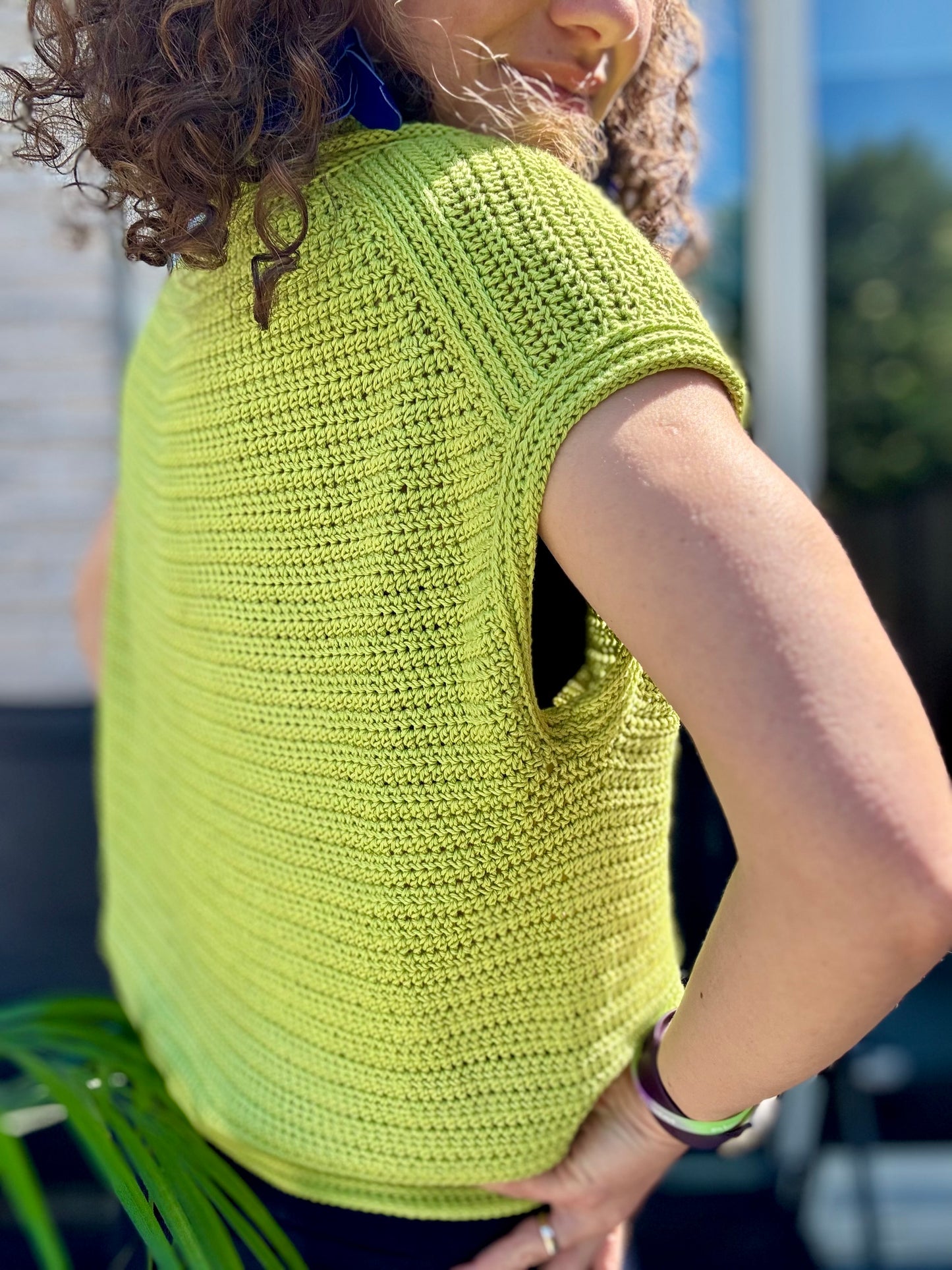 The Polo T-Shirt Crochet Pattern | Oversized, Drop-Shoulder Design (XS–5XL)