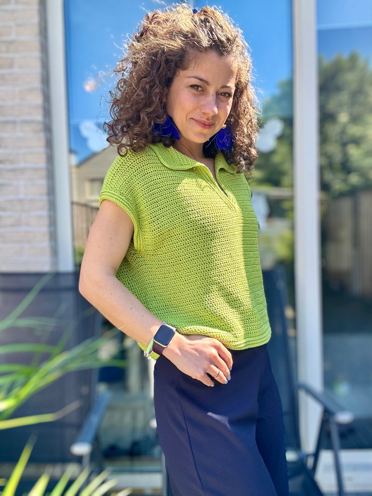 The Polo T-Shirt Crochet Pattern | Oversized, Drop-Shoulder Design (XS–5XL)