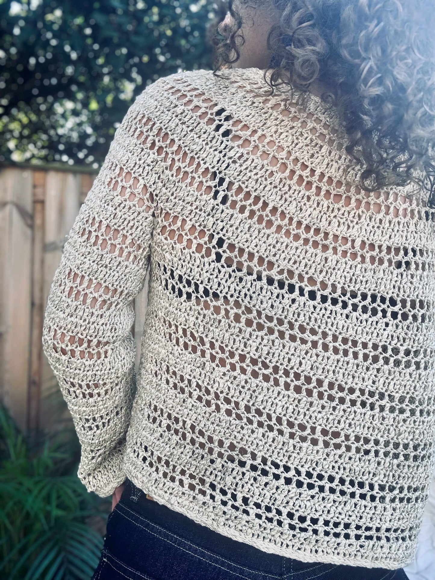 Morning Light Top – Crochet Pattern, Round Yoke Summer Top (PDF)