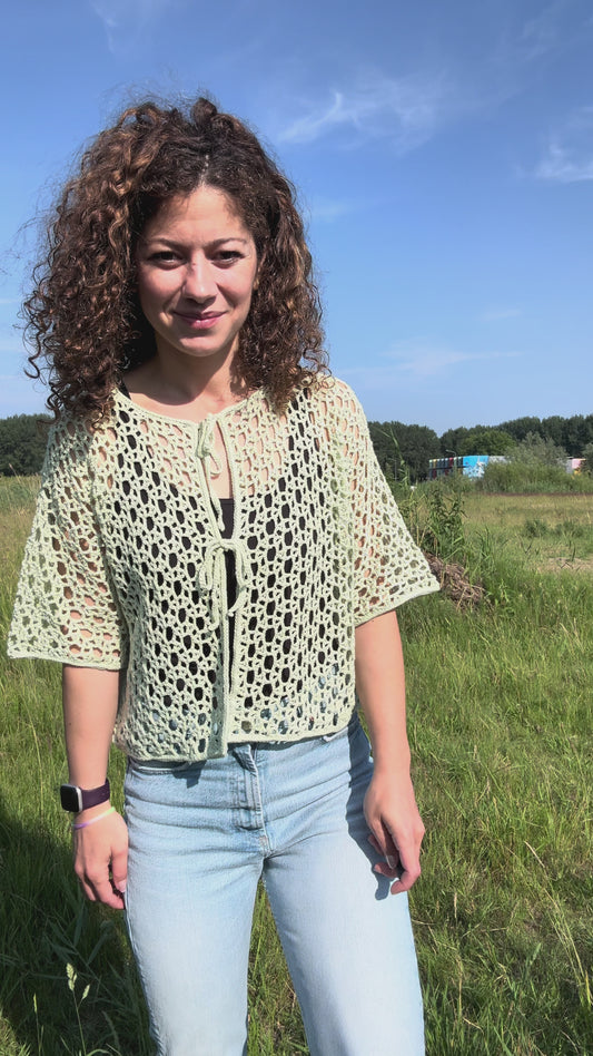 🧶 Mojito Shirt Crochet Pattern – Digital PDF (XS–4XL